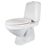 Nautic 2 toilet 3 og 6 liter skyl hvid