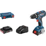 Bosch GSR 18V-28 bore-skruemaskine 2x2 Ah batteri L-Box