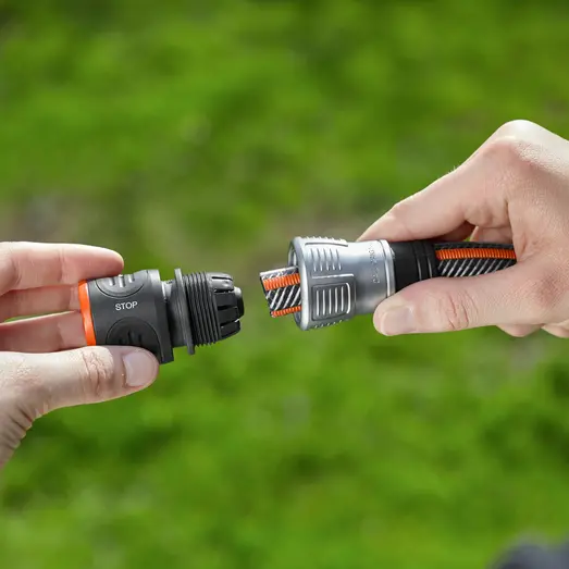 Gardena Premium slangekobling m/vandstop 3/4" sb kort