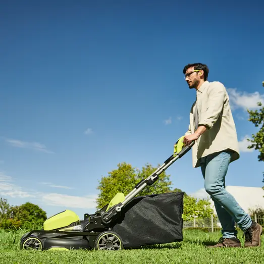 Ryobi RY36LM40A-140 36V plæneklipper 40 cm 4,0Ah batteri og lader