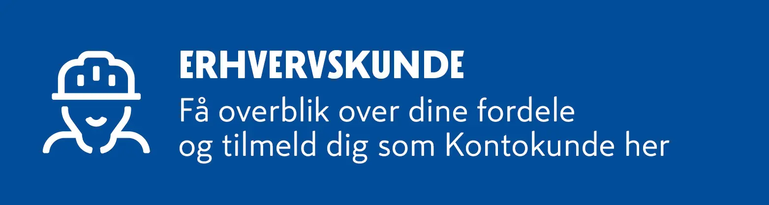 Erhverv kontokunde