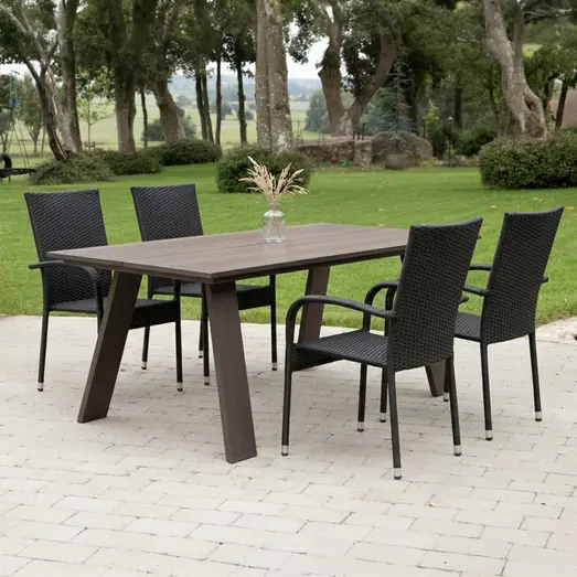 Anholt havemøbelsæt med 4 Nordsø stole 