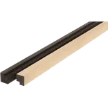 Fibrotech afslutningsliste t/Premium og Proff 22x25x3000 mm ask