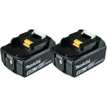 Makita BL1850B 18V LTX 5,0Ah batteripakke m/ 2 stk.
