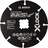 Bosch X-Lock Carbide Multi Wheel skæreskive 125x1 mm