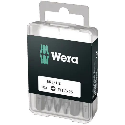 Wera DIY bitssæt 851/1Z PH2x25 10 stk