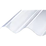 Rodena PC B9-S MAX klar ovenlysplade med bølger, 1168 x 1220 mm