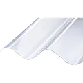 Rodena PC B9-S MAX klar ovenlysplade med bølger, 1168 x 1220 mm