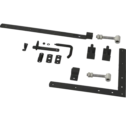 PLUS Vinesse enkeltlåge 100×98 cm sort inkl. sort beslag