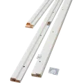 Swedoor +Karm hvid fyr 886 x 2089 mm u/bundstykke