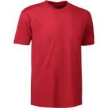 ID T-time herre t-shirt kortærmet rød