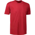 ID T-time herre t-shirt kortærmet rød