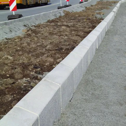 IBF Rabatkantsten lige grå 100x15x29