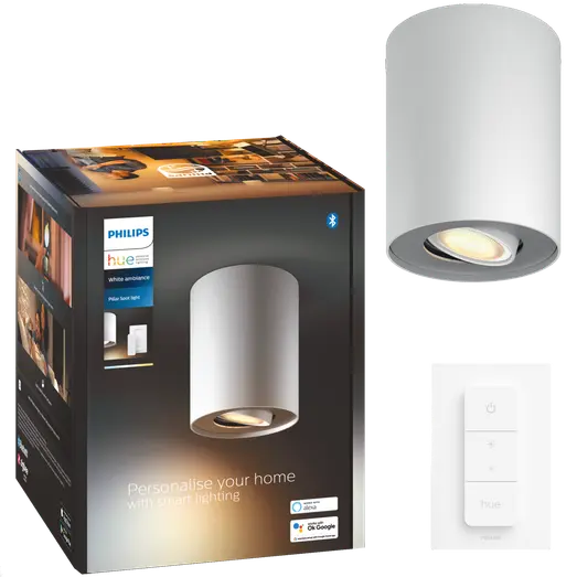 Philips hue spotlys pillar GU10 hvid