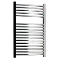 Håndklædetørrer i buet design 500x800 mm krom