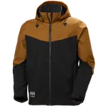 HH Workwear Oxford softshell jakke sort/brun