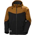 HH Workwear Oxford softshell jakke sort/brun