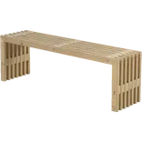 Plus trallebænk rustik, 138x36 cm