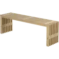Plus trallebænk rustik, 138x36 cm