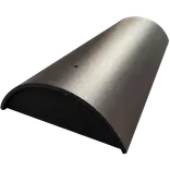 Swisspearl Toscana 6650 konisk afslutning stor sort 620 mm