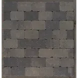 Herregårdssten med rumlet kant gråmix 14x21x7 cm