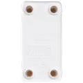 E-Line ledningsamleboks m/2 flade ledninger hvid
