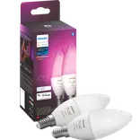 Philips Hue White and color ambiance dobbeltpakke E14 LED