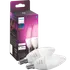 Philips Hue White and color ambiance dobbeltpakke E14 LED