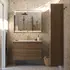 Scanbad Level spejlskab 100x80cm brun eg