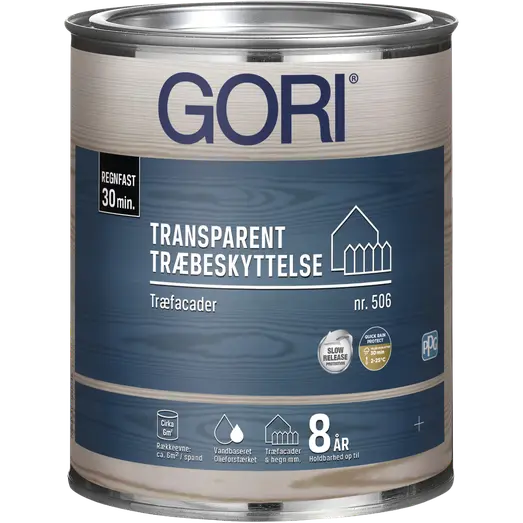 GORI 506 transparent træbeskyttelse transparent base 40 0,75 L
