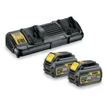 DeWALT DCB132-QW XR Flexvolt dobbelt lader 12/18/54V