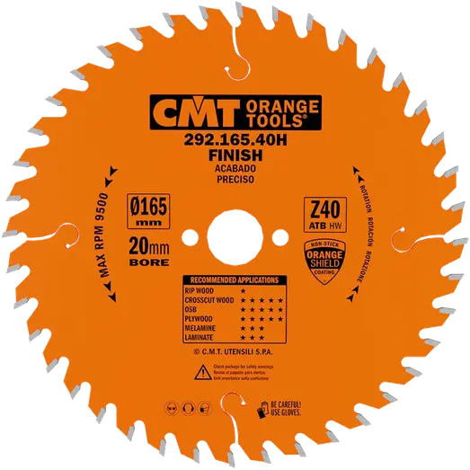 CMT dyk- og rundsavsklinge universal Ø165 mm