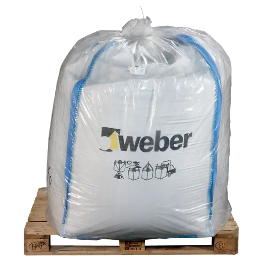 Weber 6,6% bakkemørtel 0-4 mm, 500 L