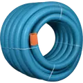 Wavin drænrør korrugerede pvc 2,5x5 mm 113 mm x 50 m blå