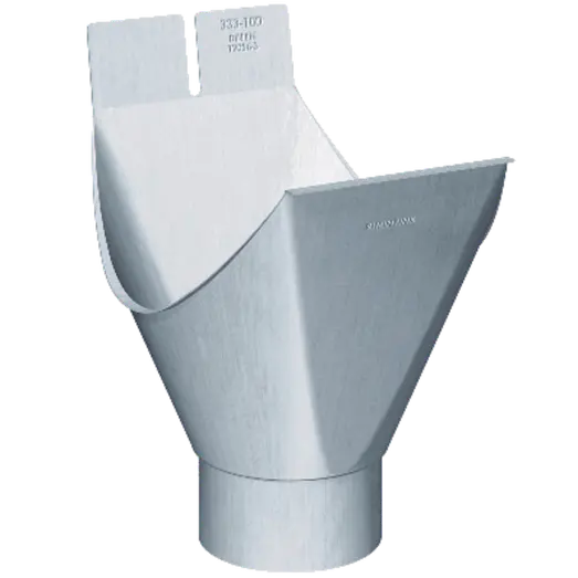 Rheinzink tudstykke 333x76 mm blank