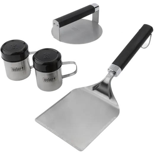 Weber smashed burger-sæt til stegeplade
