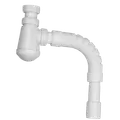 Vandlås t/håndvask 1 1/4"x32/40 mm hvid
