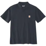 Carhartt 106685 Midweight s/s pocket polo navy