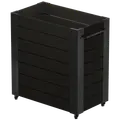 Plus Cubic Blomsterkasse m/hjul 87x95 cm