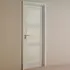 Swedoor Flex +Karm hvid fyr 786x2089 mm m/std.bund i bøg