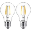 Philips Standard LED pære E27 40W 2 pack