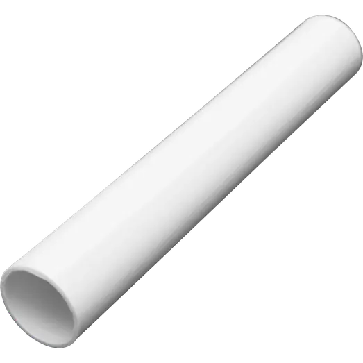 Afløbsrør t/håndvask 32x200 mm hvid plast