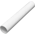Afløbsrør t/håndvask 32x200 mm hvid plast