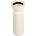 Tillsutningsrør t/køkkenvask 1 1/4"x40 mm hvid