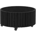 PLUS Circle plantekasse Sort Ø70/35 cm