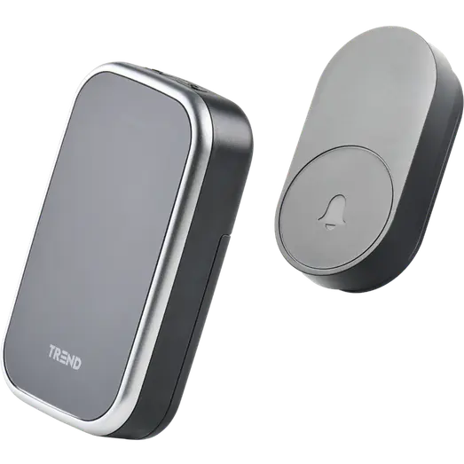 TREND NOVUS BLUU1 batteri dørklokke trådløs sort