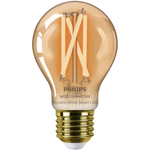 Philips Smart WiZ white LED pære E27 6,7W standard guld