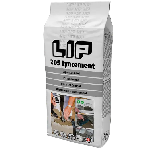 Lip 205 Lyncement 5 kg grå