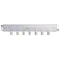 6-vejs signal fordeler for f-connector metal