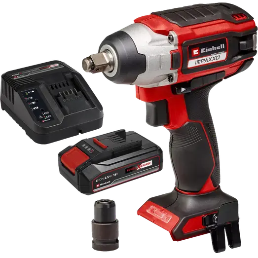 Einhell IMPAXXO 18/230 18V slagbore- og skruemaskine m/PXC- 18V opladersæt starterkit 2,5 Ah